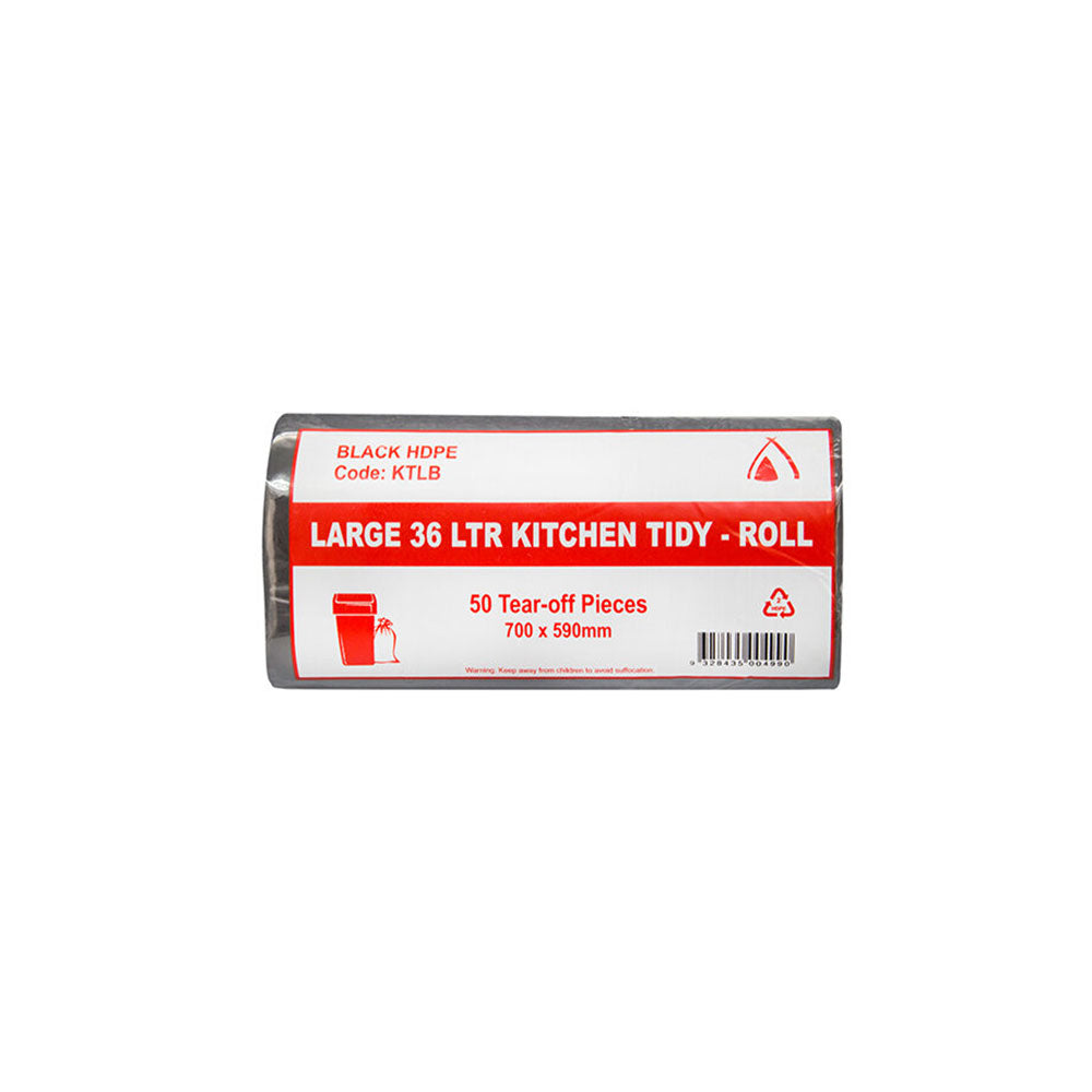 Tidy Garbage Bin Liners Large 36 Ltr 1000 box