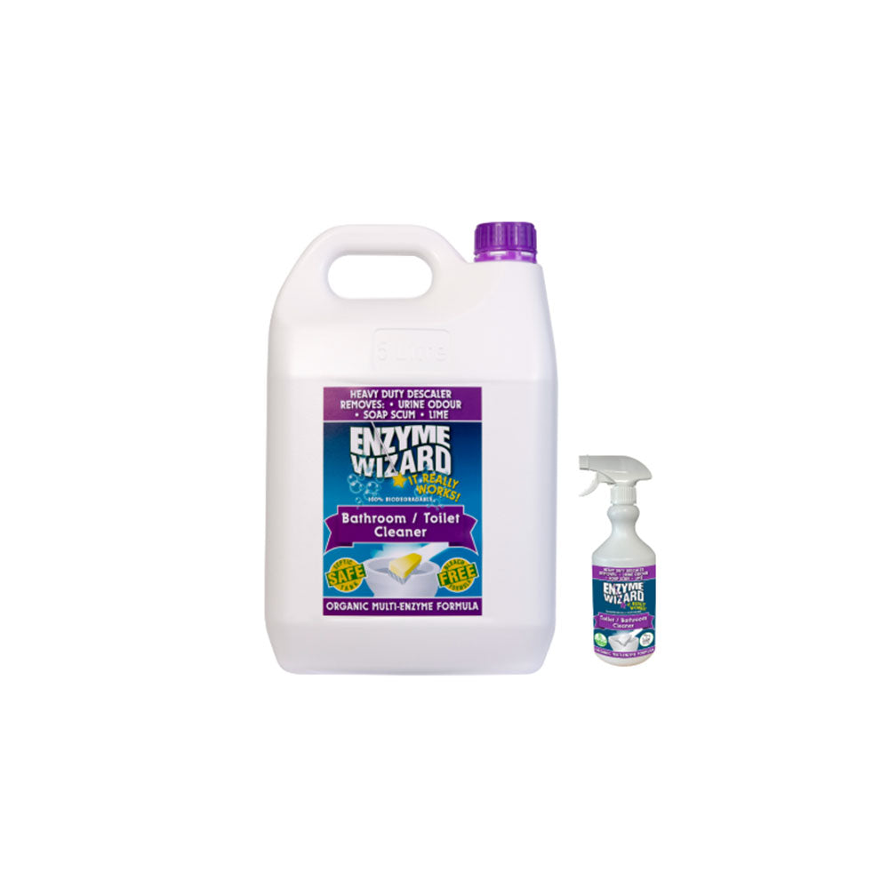Toilet and Bathroom Cleaner Enzyme Wizard