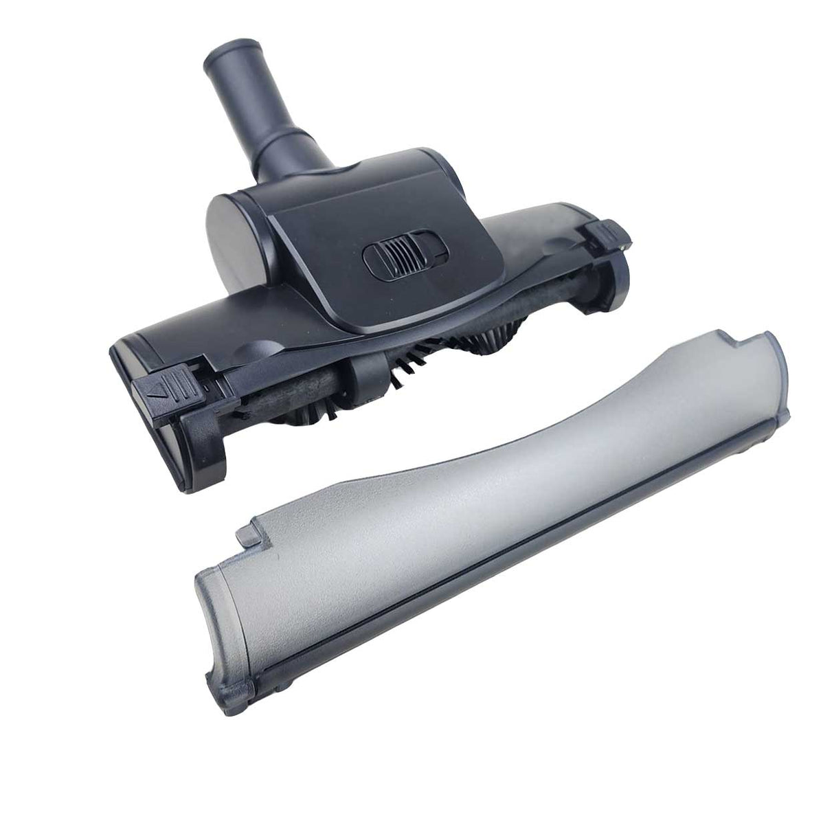 Air driven vacuum floor head for back pain relief