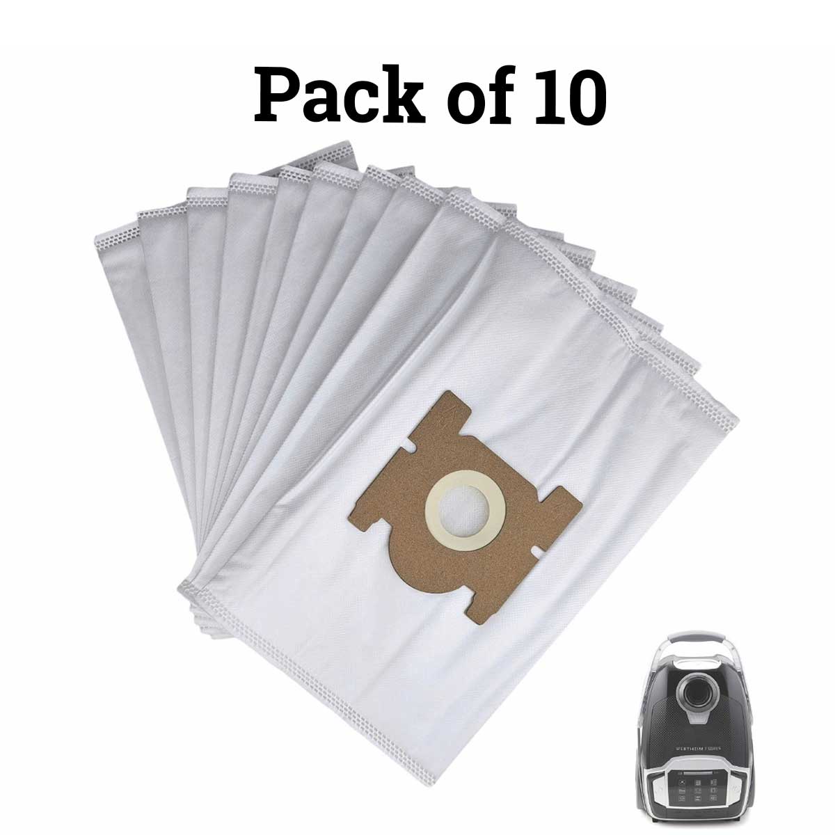 Wertheim W9000 7 Series Vacuum Cleaner Bags (10 PACK)