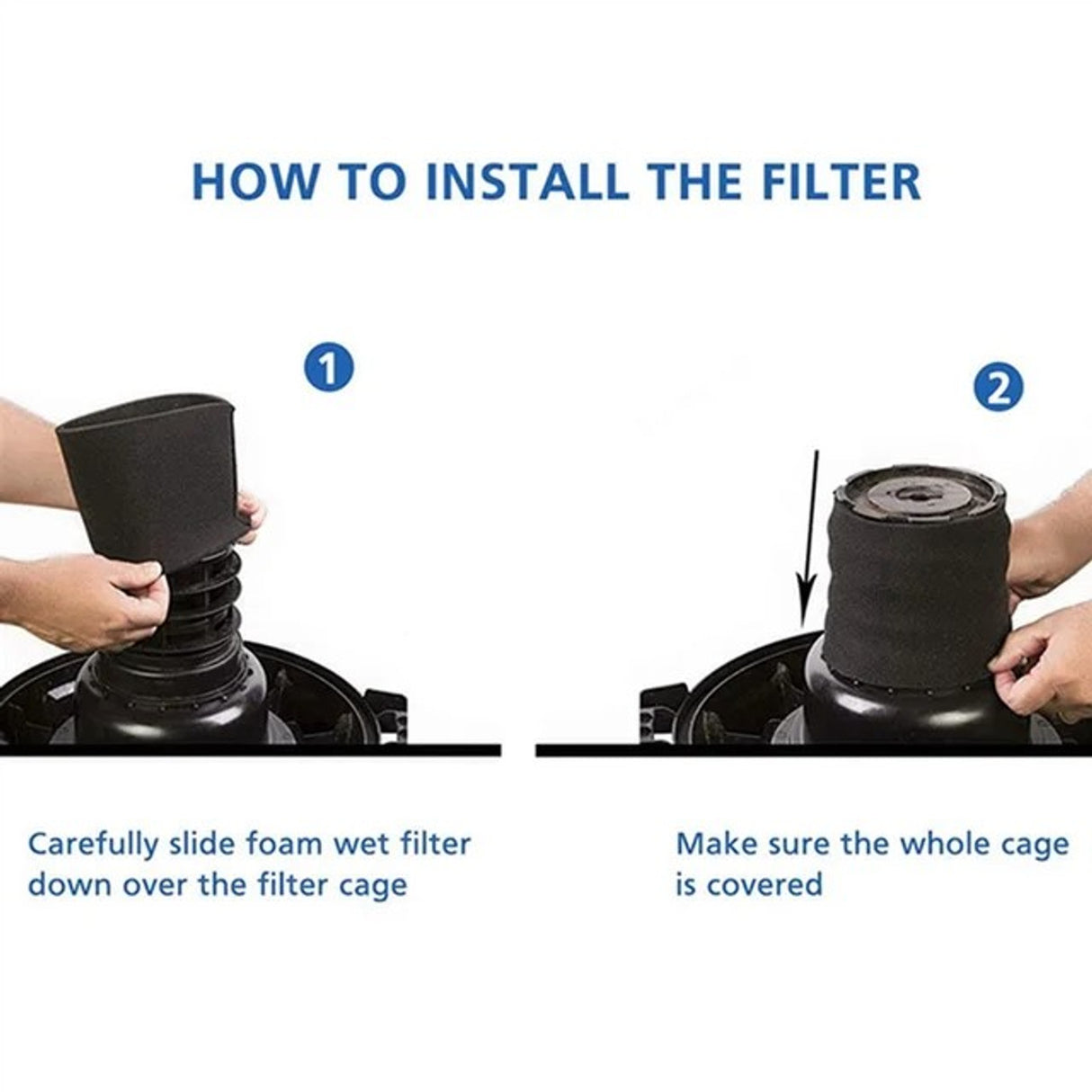 Wet Foam Filter for Shop Vac 20Lt, 30Lt, 40Lt Wet and Dry Vacuums