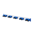 Oates Ezy Storage aluminium handle holder blue with five adjustable holders