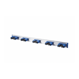 Oates Ezy Storage aluminium handle holder blue with five adjustable holders