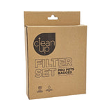 Sauber Pro Pets and Hoover filter set packaging front view