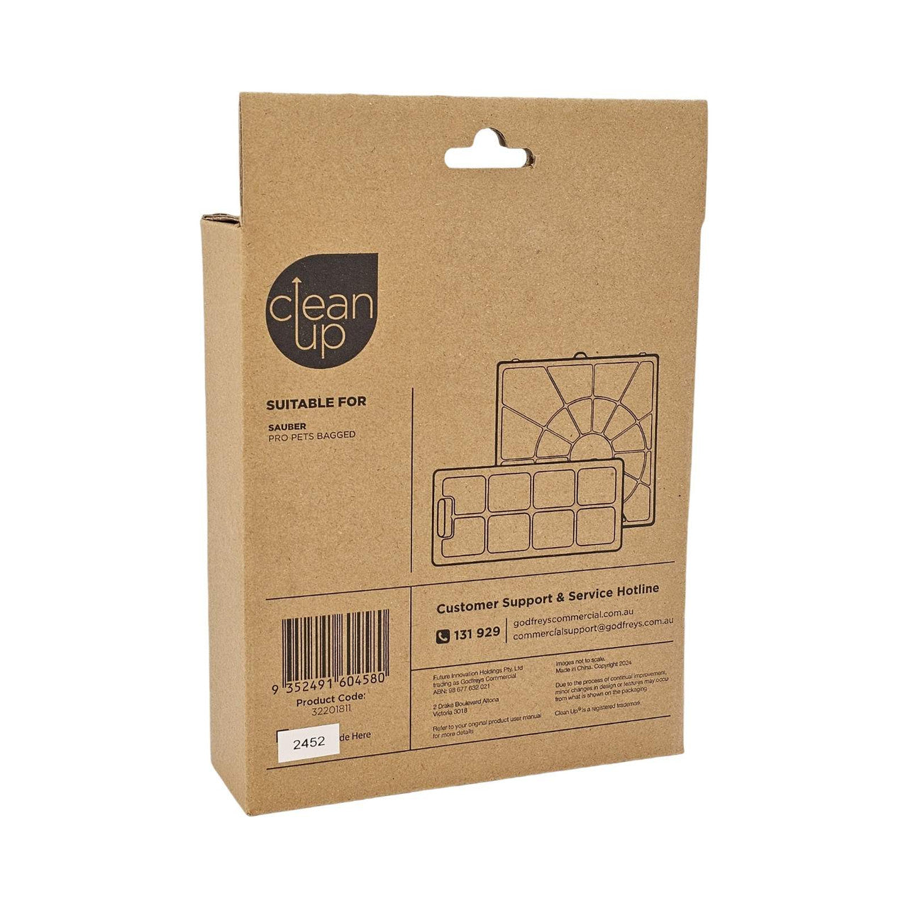 Filter Set Sauber Pro Pets, Hoover Action Pets & Mode Bagged Vacuum Cleaners