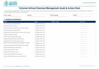 Preview of Victorian School Chemical Management Audit and Action Pack