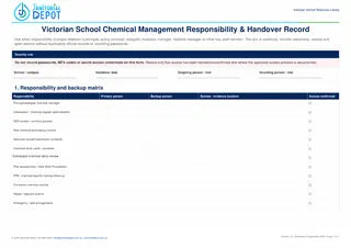 Preview of Victorian School Chemical Management Responsibility and Handover Record