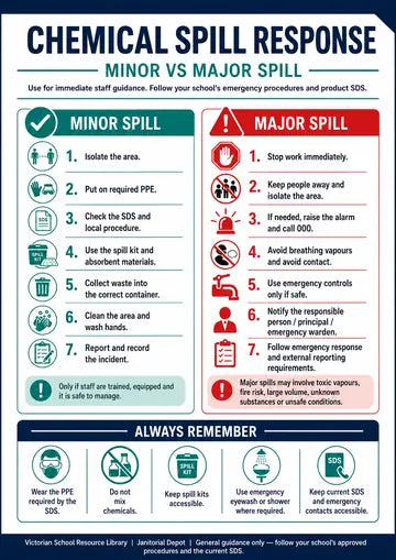 Preview of Chemical Spill Response — Minor vs Major Spill