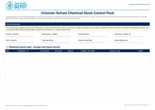 Preview of Victorian School Chemical Stock Control Pack