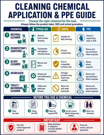 Preview of Cleaning Chemical Application & PPE Guide