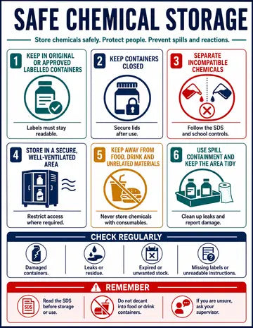 Preview of Safe Chemical Storage