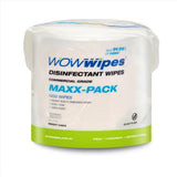 WOW Wipes MAXX-Pack 1200 antibacterial gym wipes refill roll